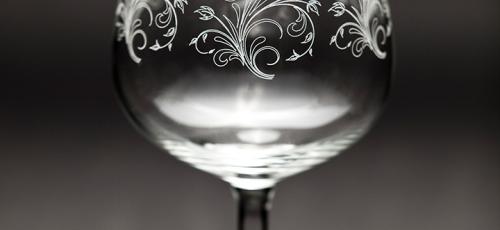 laser-graviert Weinglas Rotwein 24cl mit Gravur 