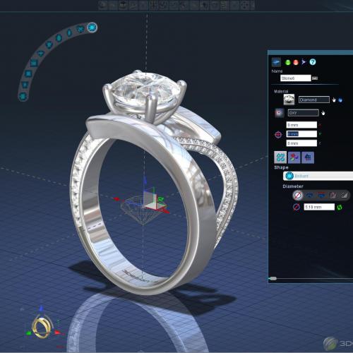 3Design 3D Schmuck CAD-Software